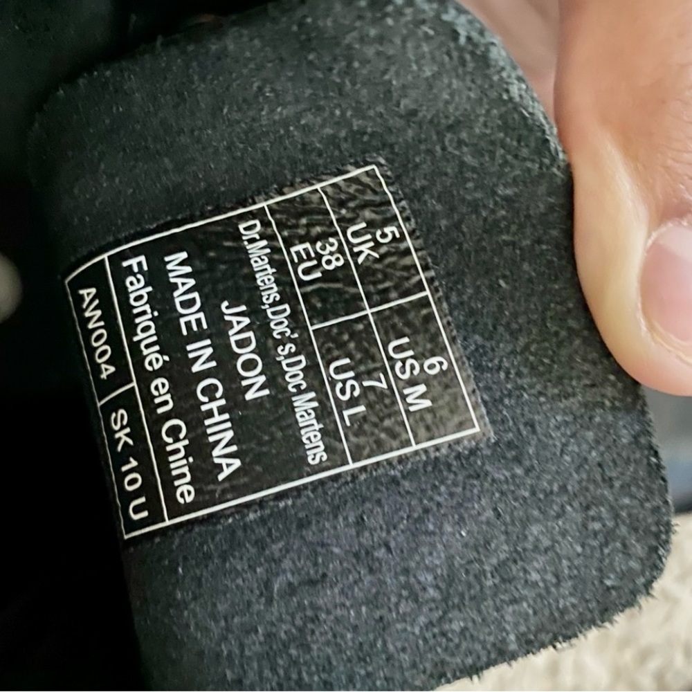 JADON BOOT SMOOTH LEATHER PLATFORMS Dr.Martens - Picture 3 of 7